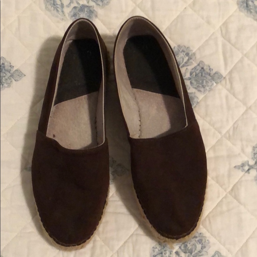 Made in Spain brown suede espadrille